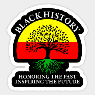 Honoring Past Inspiring Future Black History Month Sticker